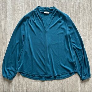 NWOT Teal Long Sleeve Blouse